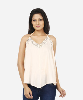 Today Fashion Casual Sleeveless Solid Women's Top Light Pink