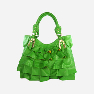 Butterflies Women's Handbag (Green)