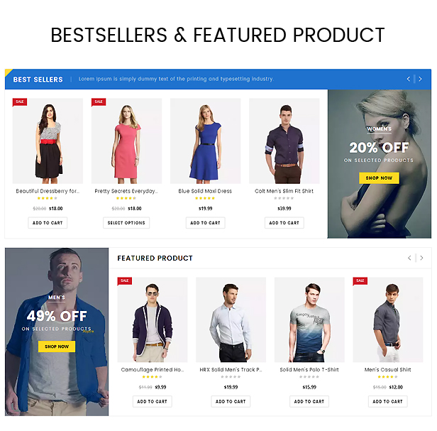 electronic store template