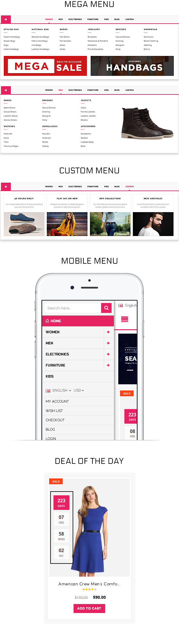 Creta - Flower Shop Responsive OpenCart Theme