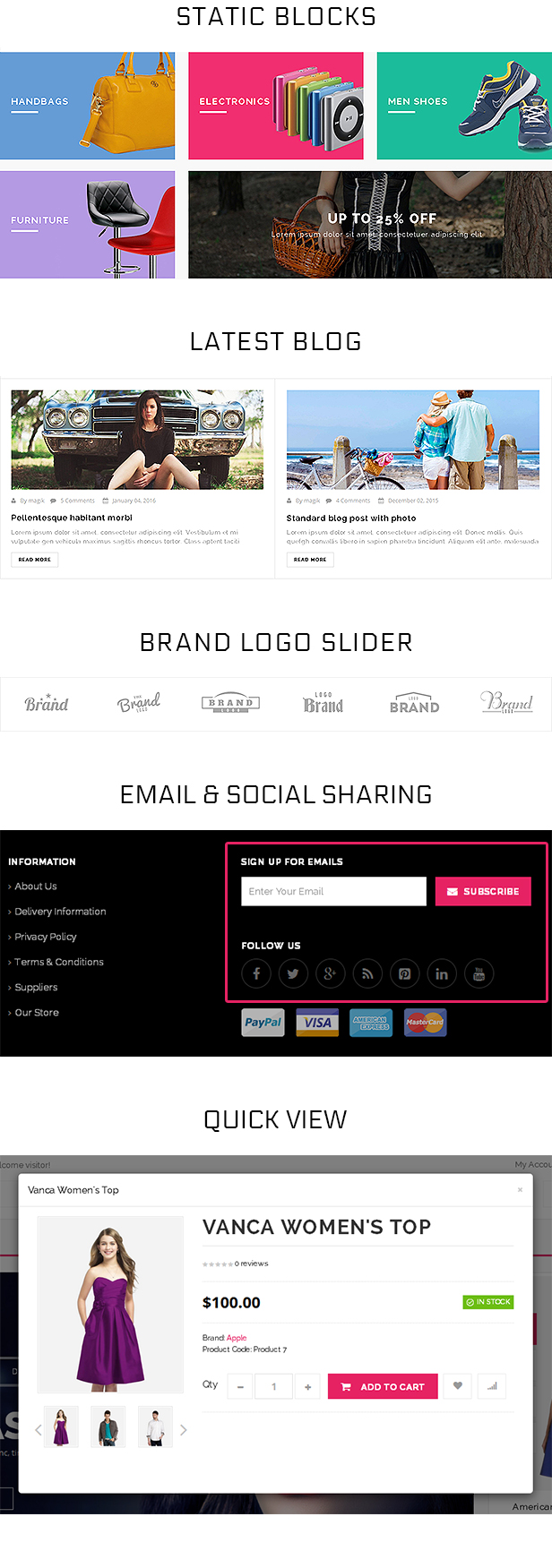 Creta - Flower Shop Responsive OpenCart Theme