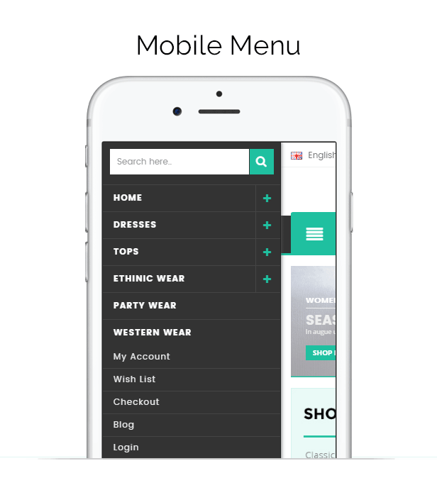 Clothing shop template