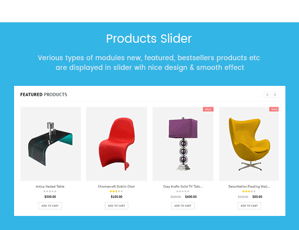 Verito - Furniture Store Responsive OpenCart Theme