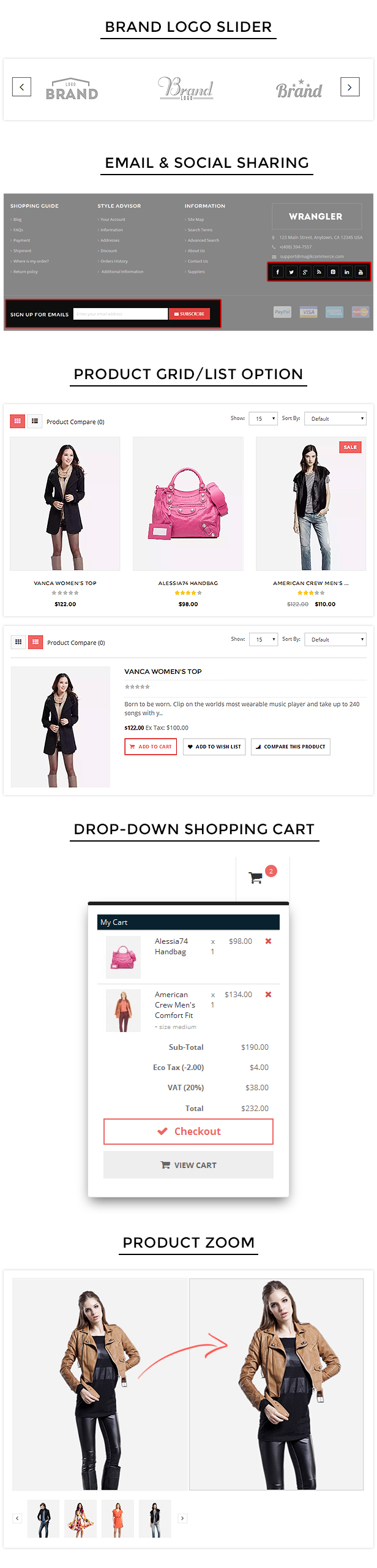 fashion store opencart template