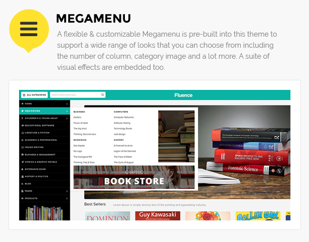 Books store template